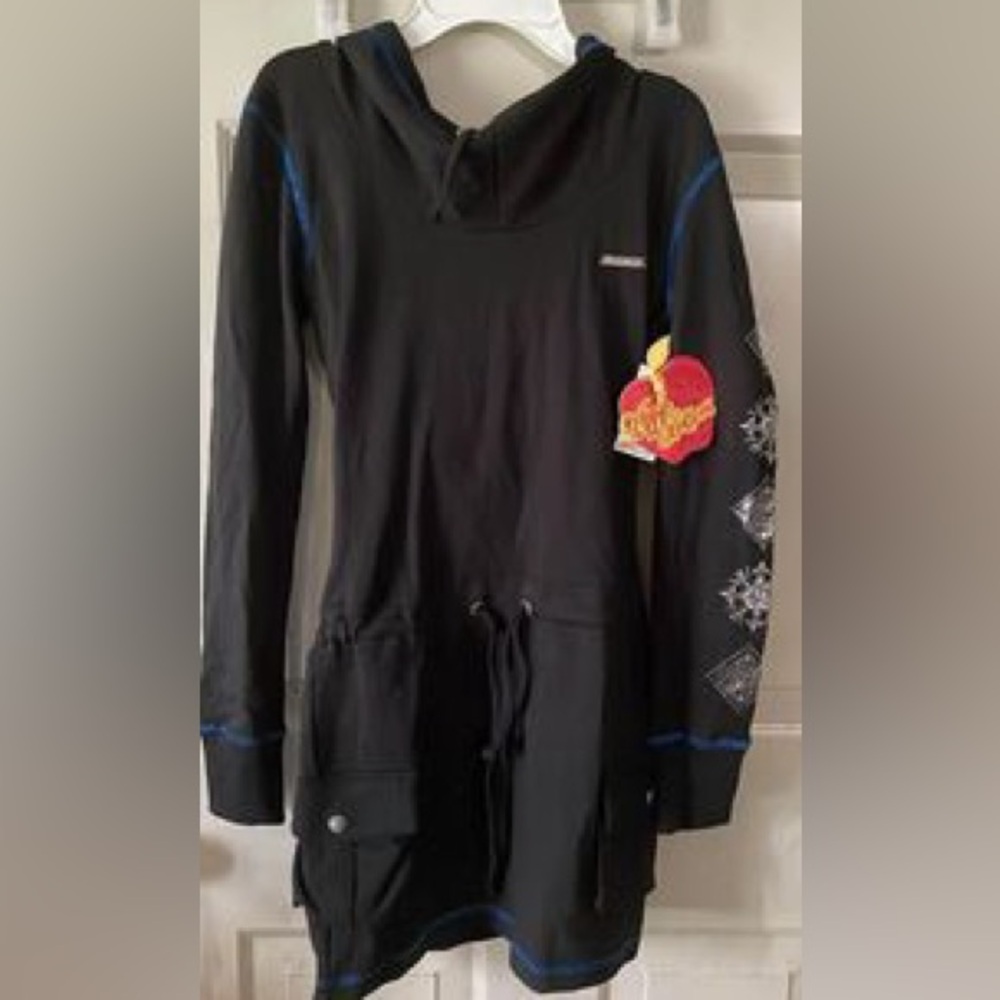 Hoodie dress with pockets